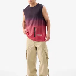The Souled Store Multi Cotton Regular Fit Ombre Vests image 4