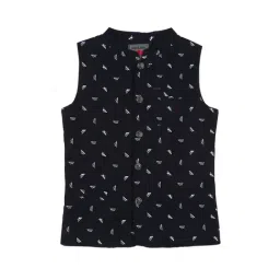 Gini & Jony Kids Navy Printed Jacket-picture-29