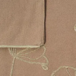 Westside Home Gold Floral Embroidered Table Runner image 2