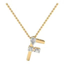 SHINE ETERNAL Lab Grown Diamond 14k (585) Yellow Gold Pendant for Women-picture-27