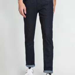 U.S. Polo Assn. Dark Blue Lightly Washed Slim Fit Jeans-picture-25