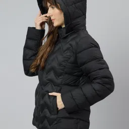 Latin Quarters Black Solid Casual Jacket image 4