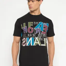 Duke Black Slim Fit Printed T-Shirt-picture-26