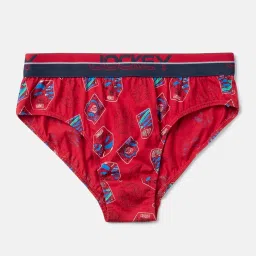 Jockey PB04 Boy's Super Combed Cotton Printed Brief with Ultrasoft Waistband (Pack of 2) image 4