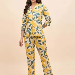 Mabish Multicolored Cotton Printed Top Pant Set image 4