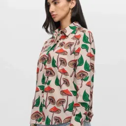 The Souled Store Multicolored Printed Shirt image 3