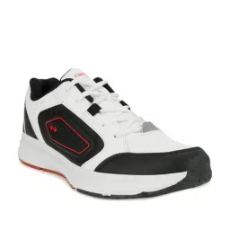 Campus Men's Trophy White & Black Running Shoes image 2