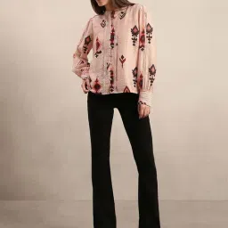 Vero Moda Crystal Pink Regular Fit Printed Shirt image 5