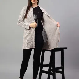 Cantabil Pink Self Design Cardigan image 4