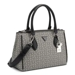 Guess Grey Typography Satchel image 3