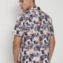 showoffff Showoff Multi Relaxed Fit Abstract Print Shirt image 4