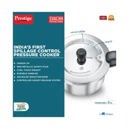 Prestige Svachh Silver Pressure Cooker (5 L) - Set of 1 image 3
