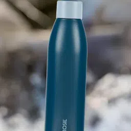 Borosil Hydra 750ml Duomate Blue Stainless Steel Bottle image 2