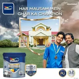 Dulux Weathershield Powerflexx Exterior Emulsion Paint Sap Green 10 L image 3