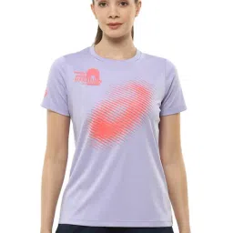Asics Lavender Printed Sports T-Shirt-picture-18