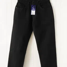 R&B Kids Black Regular Fit Jeans-picture-12