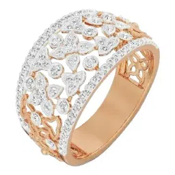 EMORI 14k Yellow Gold Lab Grown Diamond Minimal Ring for Women-image-78
