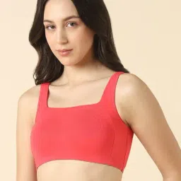 Van Heusen Pink Cotton Relaxed Fit Bra image 3