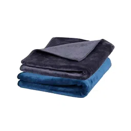 Unispun 60x40 cm 330 GSM Blue, Grey Microfiber Cloth Pack of 2 Pcs-image-19
