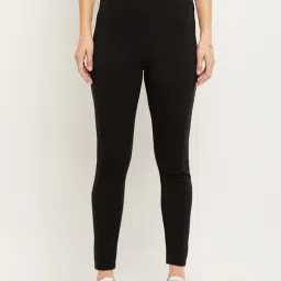 Camla Black Slim Fit Jeggings-picture-42