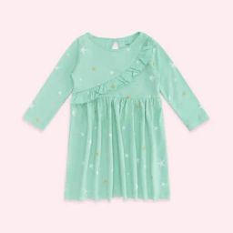 Pantaloons Baby Green Cotton Printed Full Sleeves Dress-picture-27