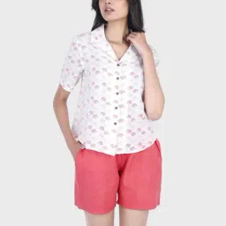 RETIYO Red Elasticated Shorts-picture-47