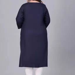 Sztori Women Embroidered Flared Sleeves Thread Work Kurta image 4