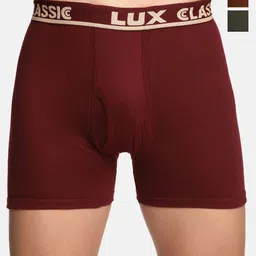 Lux Classic Pack Of 5 Assorted Combed Cotton Trunks Lux-Classic-H-Drawer-OE-5-picture-19