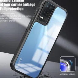 Karwan Realme 8 5G Shockproof Bumper Back Case image 2
