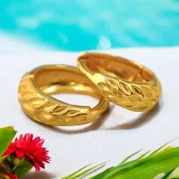 SHREE KRISHNA SHOPPING Gold-Plated Brass Earrings image 1