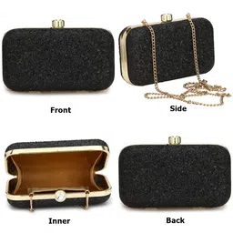 for the beautiful you Women's Clutch (beaded black_1_Black) image 5