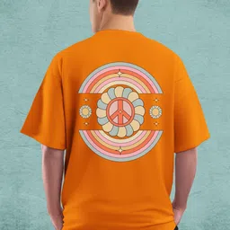 BUYTHATTRENDZ Graphic Printed Round Neck Drop-Shoulder Sleeves Oversized T-shirt-picture-25