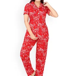 WOOL 4U Women Printed Night suit-image-42