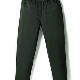 kookie kids india Kookie Kids Cotton Woven Full Length Solid Colour Lounge Pant - Olive Green-picture-18