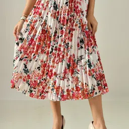 CORSICA Printed Midi Flared Skirts-picture-23