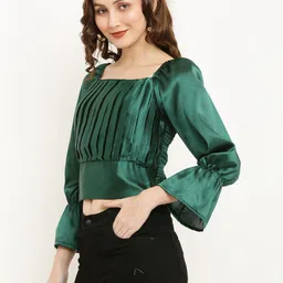 MUMRAA Puff Sleeve Crop Top-picture-21