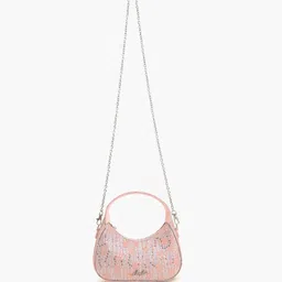 BohoGirl Women Embellished Structured Shoulder Bag with Embellished image 5