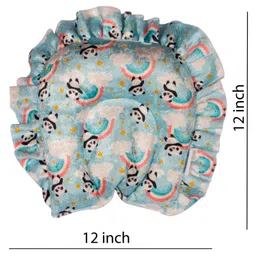 Mittenbooty U Shaped Rai Pillow Velvet Panda - Blue image 3