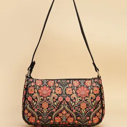 Anouk Women Floral Printed Baguette Shoulder Bag image 5