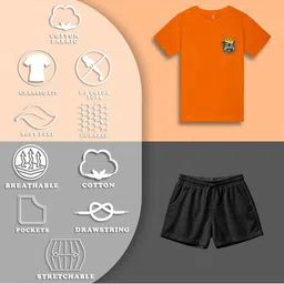 NUSYL Boys Multi Cotton Blend Clothing Set image 3