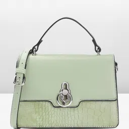 Allen Solly Animal Textured Satchel image 1