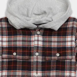 Tommy Hilfiger Kids Multicoloured Cotton Relaxed Fit Checks Shirt image 4