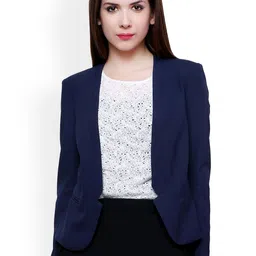Pannkh Blue Tailored Fit Blazer-picture-19