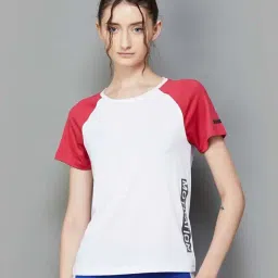 KAPPA White & Red Printed Sports T-Shirt-image-41