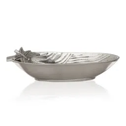 Troveas Silver Aluminium Bowl image 4