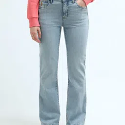 U.S. Polo Assn. Blue Bootcut Mid Rise Jeans-picture-28