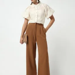 showoffff Showoff Cream Regular Fit Shirts image 4