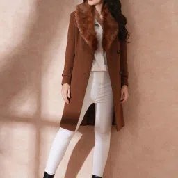 Globus Pink Regular Fit Overcoat image 4