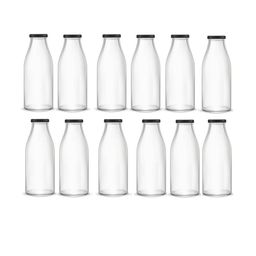 SOMIL Set Of 12 Glass Water Bottle-picture-16