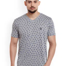 mack jonney VIMAL JONNEY Men Pack of 2 V-Neck T-Shirts image 4